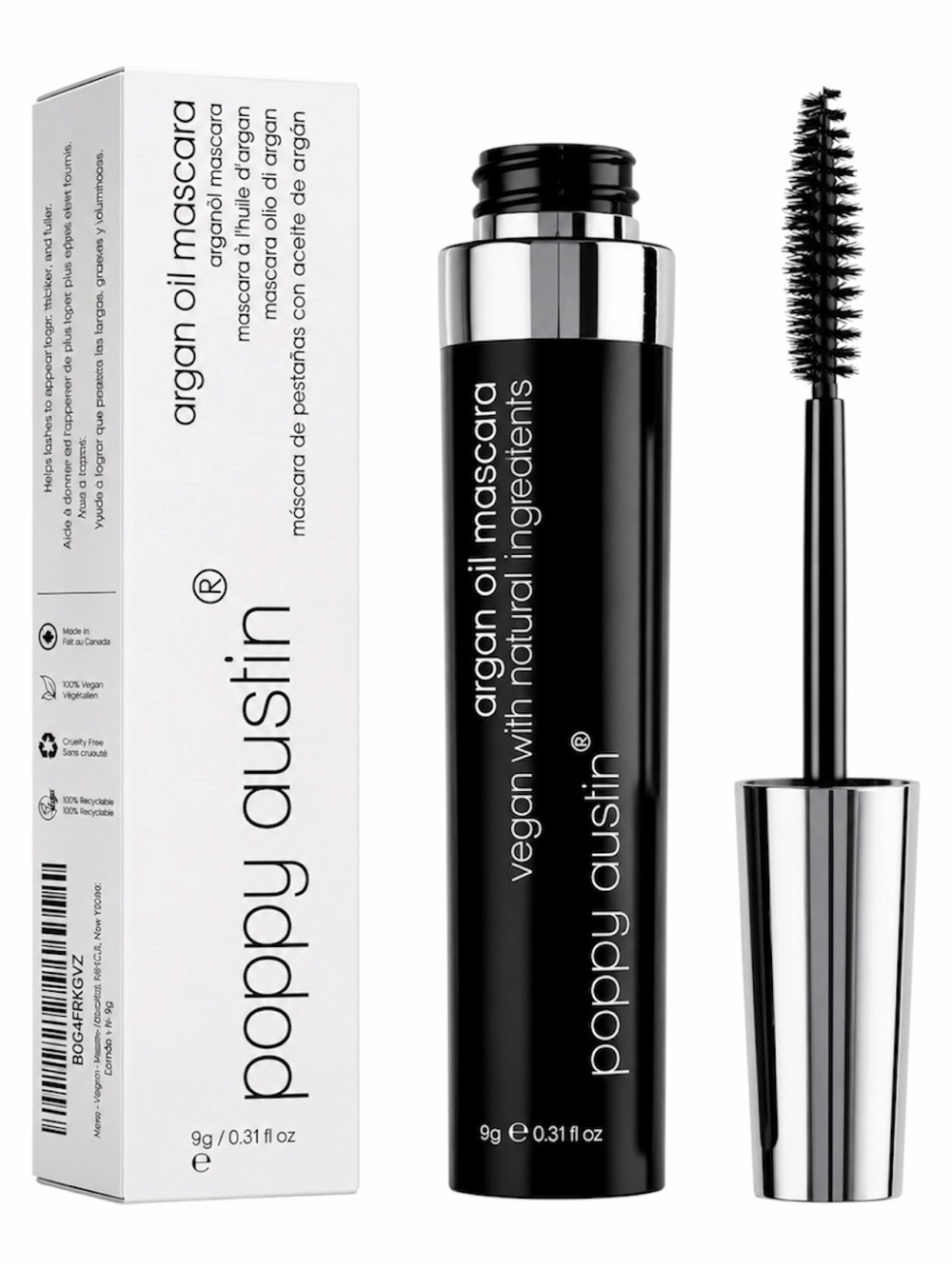 POPPY AUSTIN ARGAN OIL MASCARA 9G - BNIB